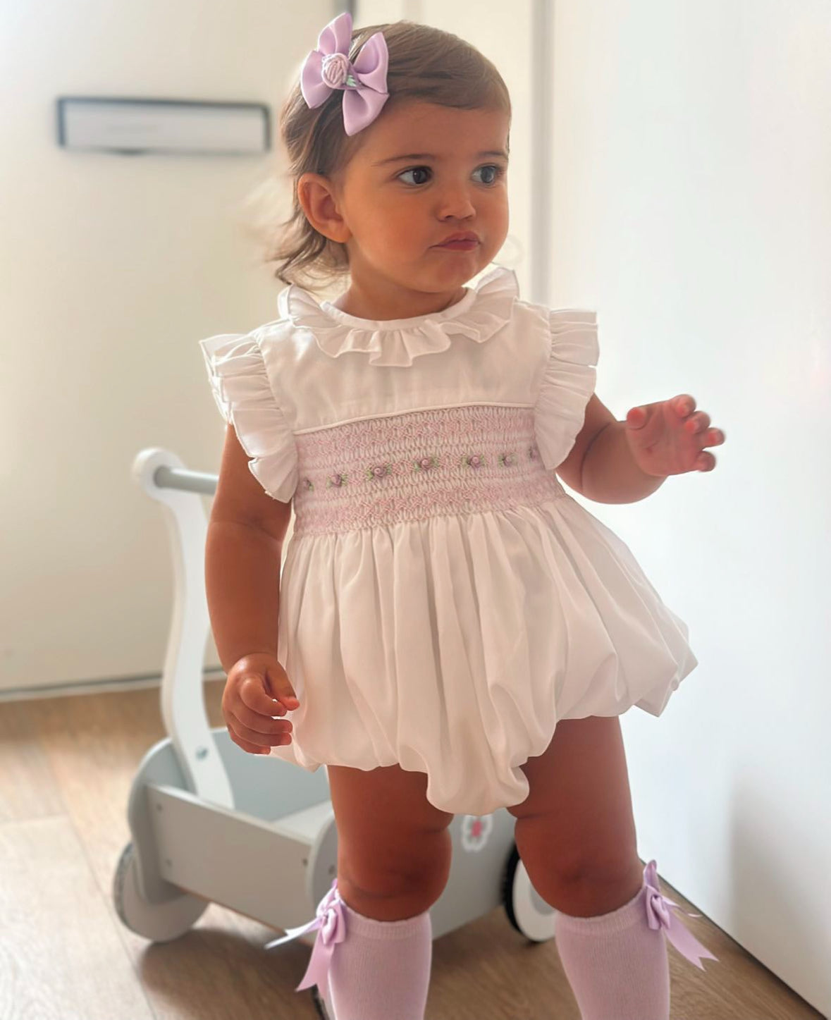 Amethyst Bloom Romper