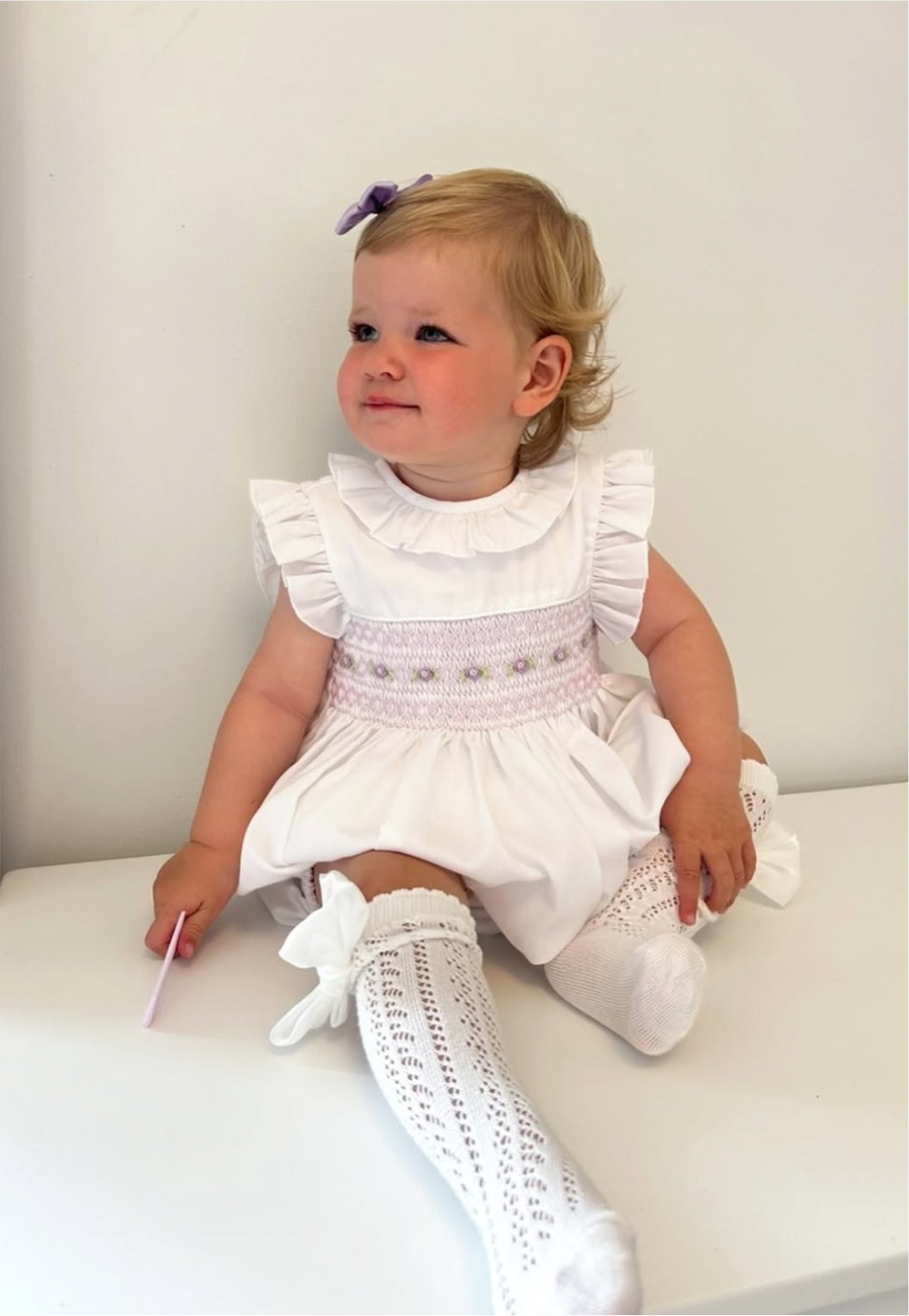 Amethyst Bloom Romper