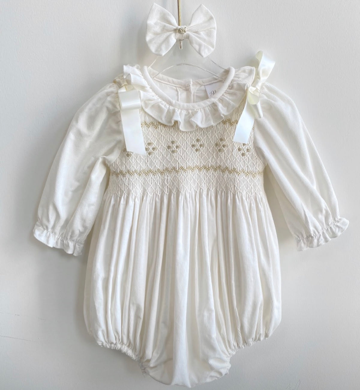Champagne NOËL Romper (pre order)