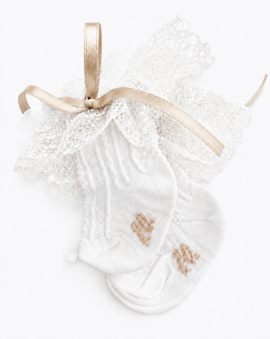 Champagne NOËL Knee Socks (pre order)