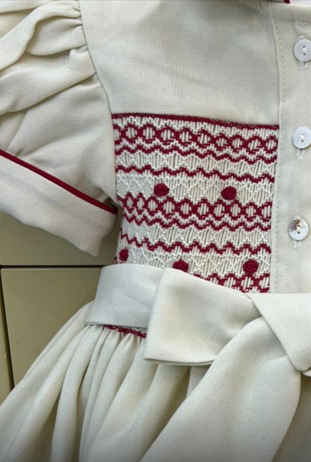 Noellé Dress Winter Cream